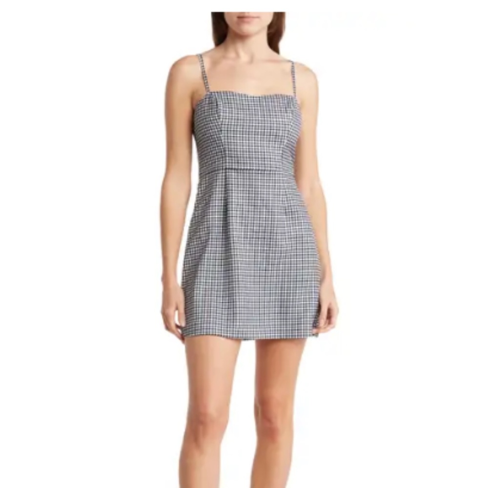 French Connection Gingham mini dress